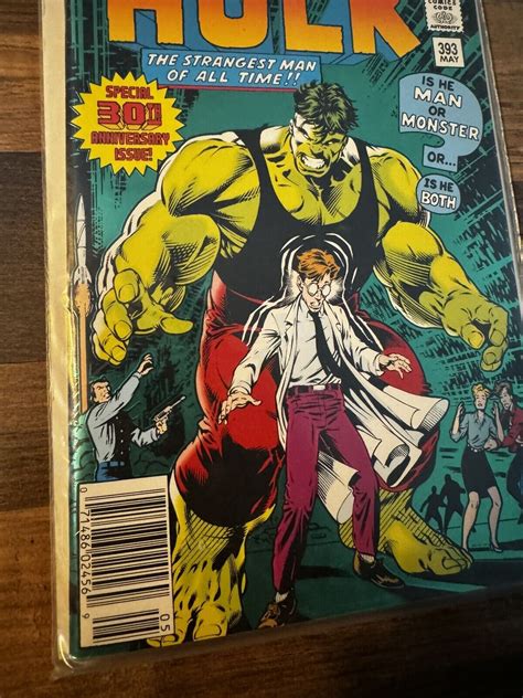 Incredible Hulk Newsstand Marvel Comics Th Anniversary Foil Cover