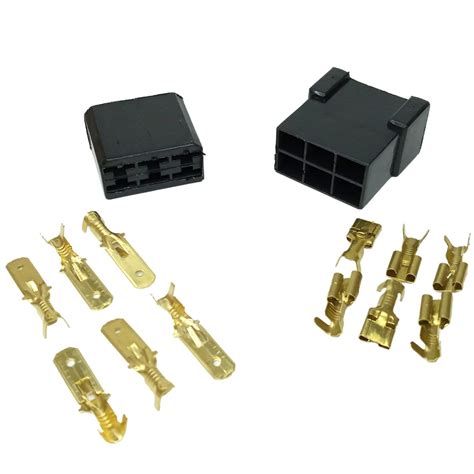 Conjunto Conector Vias Terminais Mm Macho E F Mea Timo