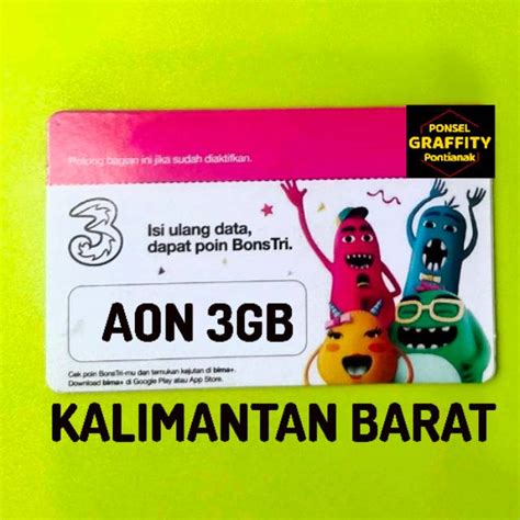 Jual Voucher Tri Aon Gb Lokal Kalimantan Barat Shopee Indonesia