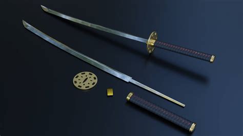 Realistic Katana 3D Model by MurazorEr on DeviantArt