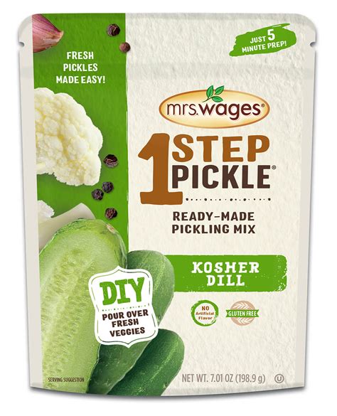 Mrs Wages® 1 Step Pickle® Kosher Dill Ready Made Pickling Mix Mrs Wages®