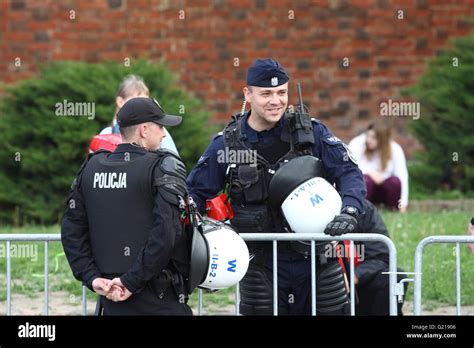 Gdansk Poland St May Polish Police Tests New Pattern Of