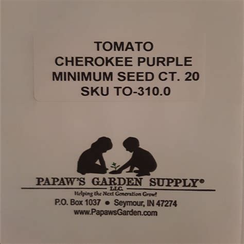 Cherokee Purple Heirloom tomato seeds very sweet slicer indeterminate