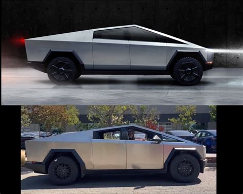 Cybertruck Prototype Vs Production R RealTesla