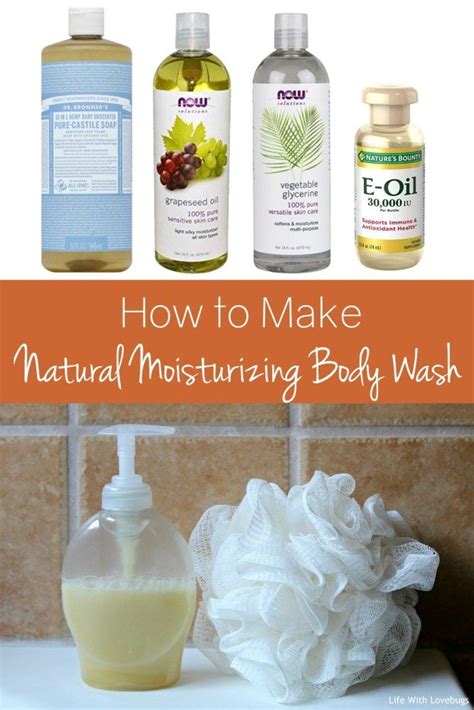 How To Make All Natural Moisturizing Body Wash Suitable For All Skin