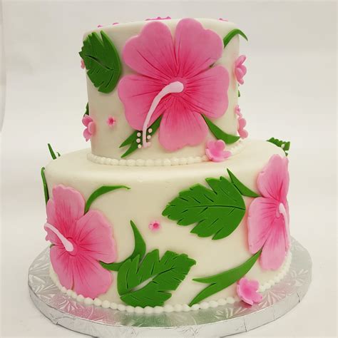 Transport Yourself To Hawaii With This Hibiscus Cake Hibiscus Cake