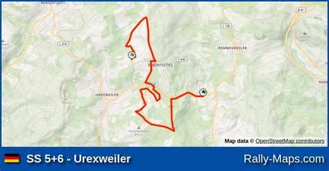 Karte Wp Urexweiler Saarland Pfalz Rallye Drm