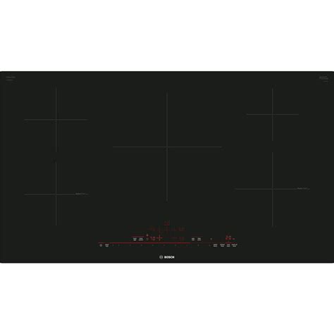 Bosch 800 Series 36 In Induction Cooktop In Black With 5 Elements Nit8669uc The Home Depot