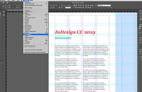 INDESIGN CC 2019 NOVEDADES Rayitas Azules Diseño Editorial y