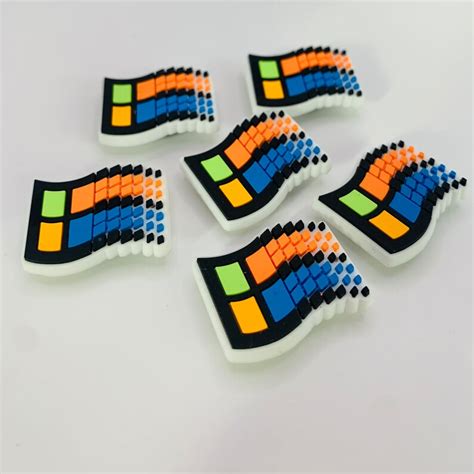 Microsoft Computer Jibbitz Croc Charms Croc Jibbitz Etsy