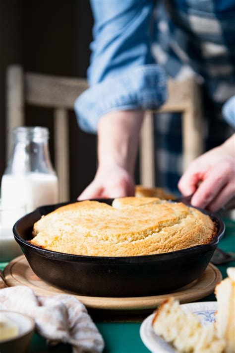 Cast Iron Cornbread The Seasoned Mom