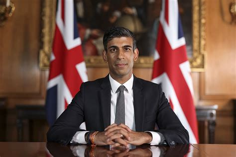 Le Portrait Du Nouveau Premier Ministre Britannique Rishi Sunak