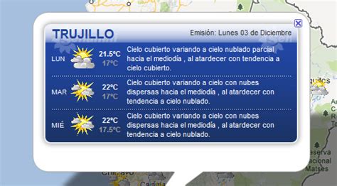 Pronóstico Del Tiempo Para Hoy Trujillo Perú