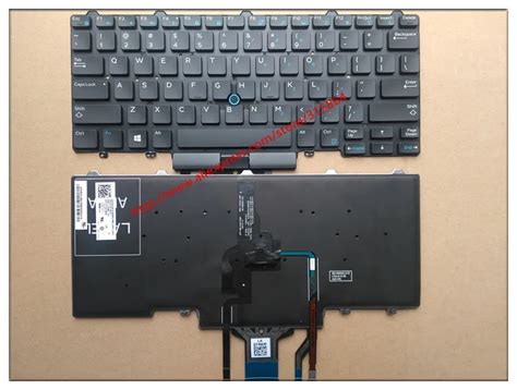 Us Backlit New Laptop Keyboard For Dell Latitude E E E