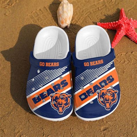 Nfl Chicago Bears Go Bears Crocs Classic Clog Robinplacefabrics