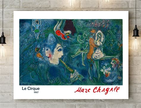 Marc Chagall Le Cirque The Circus 19 1967 Reproduction Poster