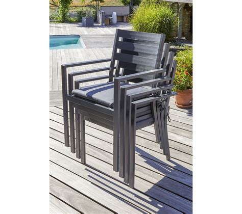 Ensemble Repas Places En Aluminium Anthracite Avec Rallonge Papillon