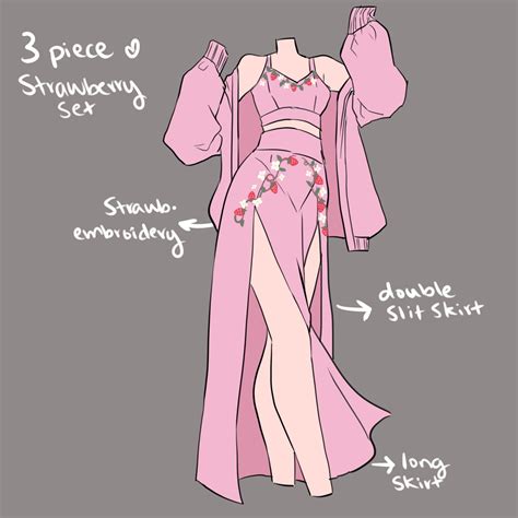 Strawberry Inspired Outfit Designs In 2023 Whimsical Fashion Dress