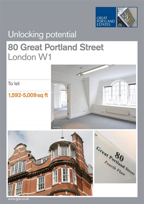 Great Portland Street London W Great Portland Estates