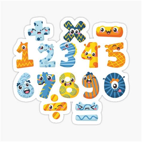 " numberblocks" Sticker for Sale by kmf1313 | Redbubble