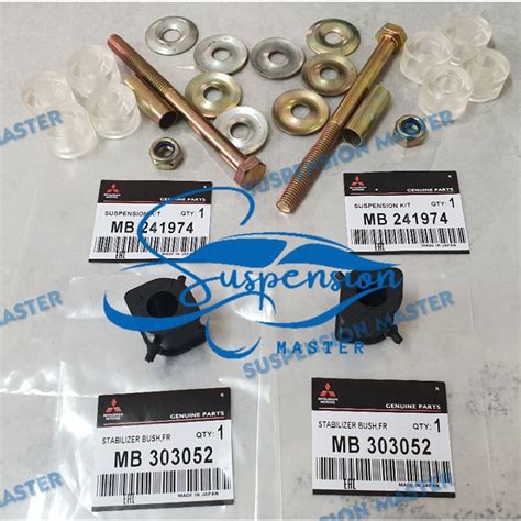 4 IN 1 SET FRONT ABSORBER LINK STABILIZER BUSH SET PROTON SAGA