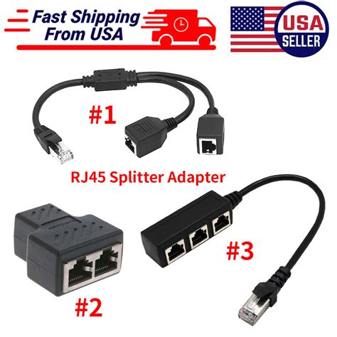 Rj45 Splitter Adapter 1 To 23 Ways Cat 7 6 5 Lan Ethernet Cable Connector Ebay