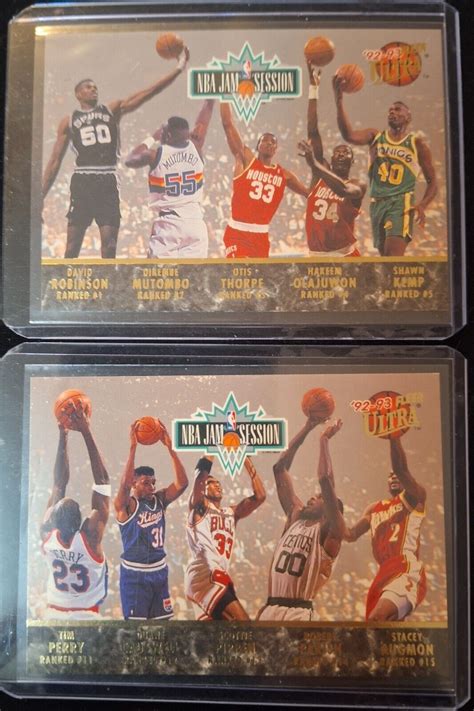 1992 93 Fleer Ultra NBA JAM SESSION 2 Card SP Insert MICHAEL JORDAN