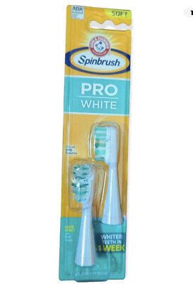 Arm Hammer Spinbrush Pro Whitening Soft Replacement Brush Heads