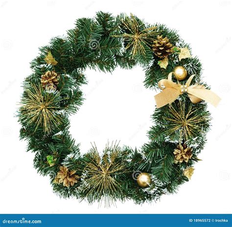 Christmas Wreath stock photo. Image of isolated, symbol - 18965572