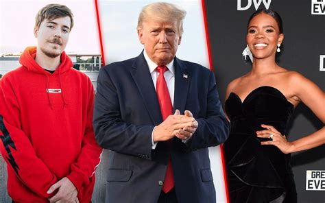 Donald Trump Mr Beast Candace Owens And More Top Celebrities Who