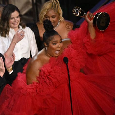 Lizzo Wins Her First Emmy Award Read Her Emotional Acceptance Speech