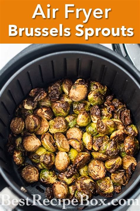 Air Fryer Brussels Sprouts Recipe Healthy Easy Best Recipe Box