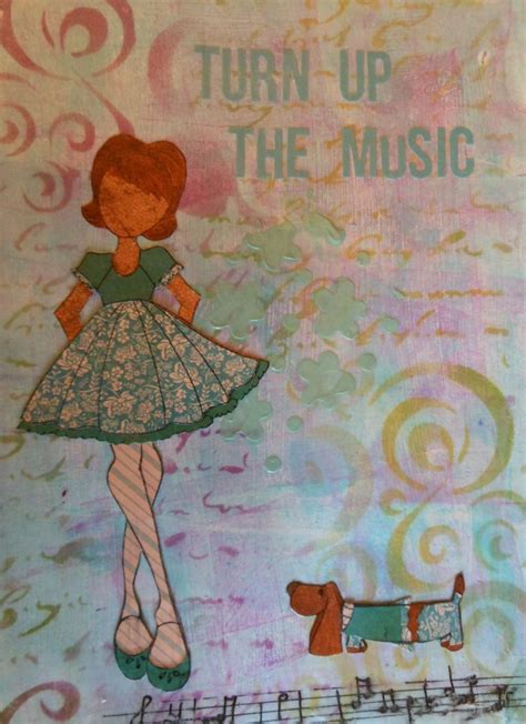 Turn Up The Music Prima Doll By Llcwrose Paper Dolls Dolls Paper