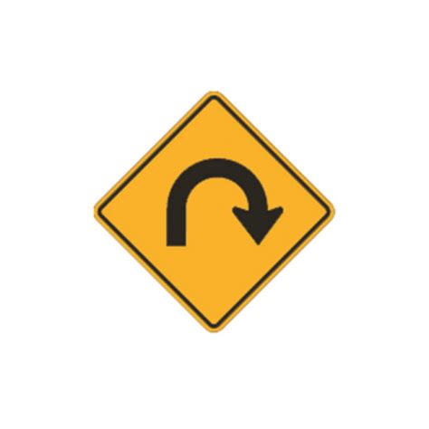 Hairpin Curve Sign W1 11 Traffic Safety Supply Company