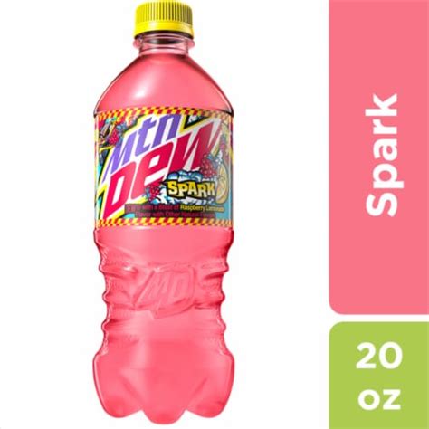 Mountain Dew Spark Raspberry Lemonade Soda Bottle 20 Fl Oz King Soopers