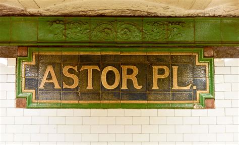 Astor Place Subway Station - New York City, 2022 16647135 Stock Photo ...