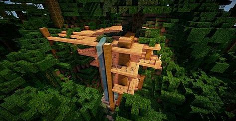 Modern Jungle House Minecraft Map