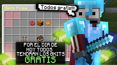 Este Servidor Te Da Todo Los Gkits Mas Op Gratis Por Jugar Minecraft