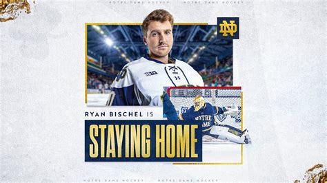 Ryan Bischel Is Staying Home Notre Dame Hockey YouTube