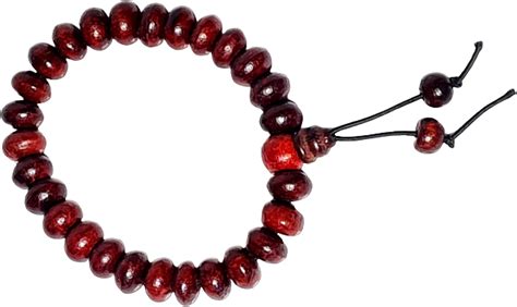 Buddhist Red Sandalwood Mala Bracelet Atelier Yuwaciaojp