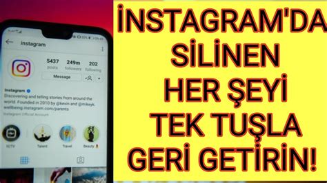 Nstagram Da Silinen Mesajlar Geri Getirme Yolu Nstagram Silinen