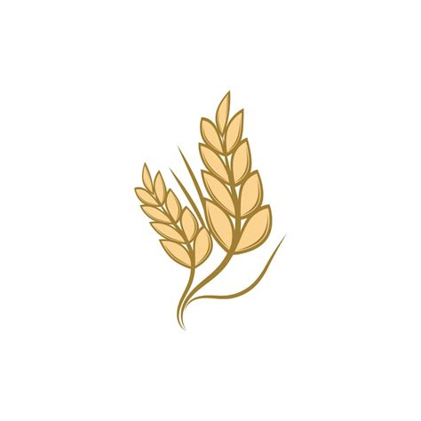 Premium Vector Agriculture Wheat Logo Vector Template Symbol Design