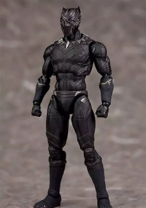 Shfiguarts Captain America Civil War Black Panther Pvc Action Figure