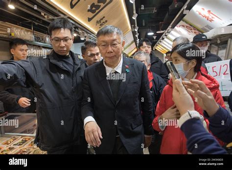 Taipei Le D Cembre Ko Wen Je Candidat La Pr Sidence Du