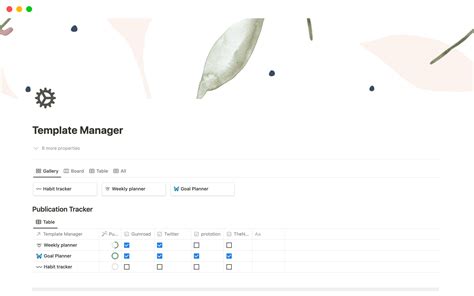 Template Manager For Notion Creators Template Notion Marketplace