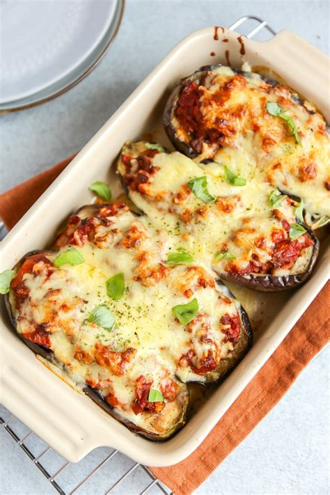 Gevulde Aubergines Met Gehakt Lekker En Simpel