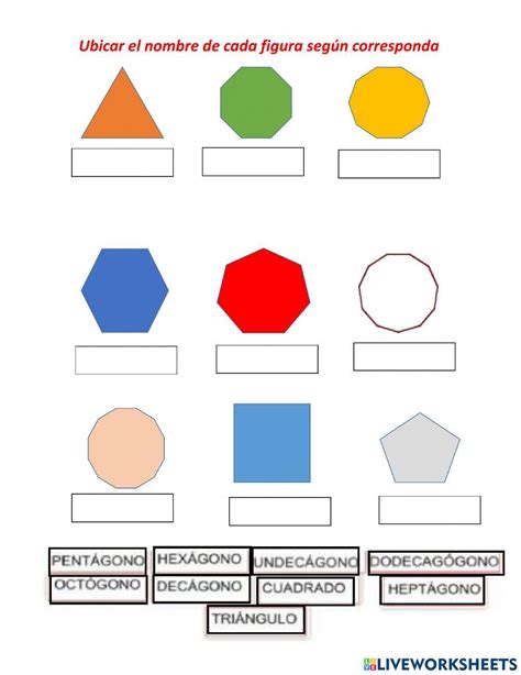 Figuras Geométricas Online Exercise For 2 Secundaria Live Worksheets