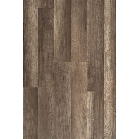 Trafficmaster Grey Oak Mm T X In W Laminate Wood Flooring