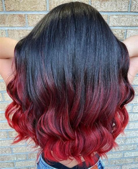 20 Best Black Hair With Red Highlights For Eye Catching Contrast