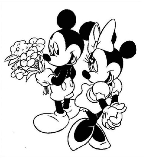 Topolino E Minnie Da Colorare Scarica Stampa O Colora Subito Online